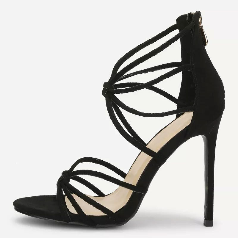 Strappy Stiletto High Heeled Sandals